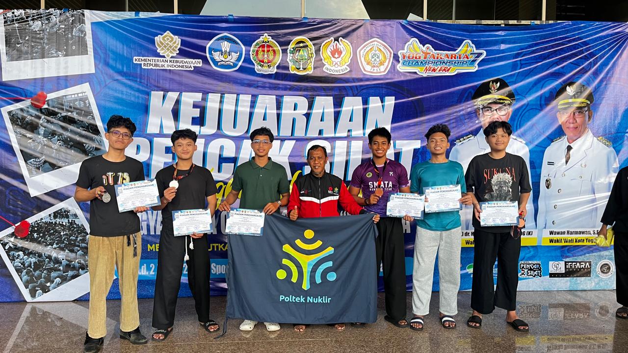 Kontingen Pencak Silat Poltek Nuklir BRIN Raih Lima Prestasi pada Kejuaraan Nasional Yogyakarta Championship 7 New Era