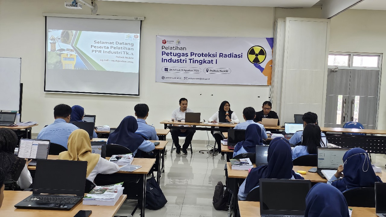 Siapkan Lulusan Berkompetensi Bidang Nuklir, Poltek Nuklir Selenggarakan Pelatihan PPR Industri Tk 1